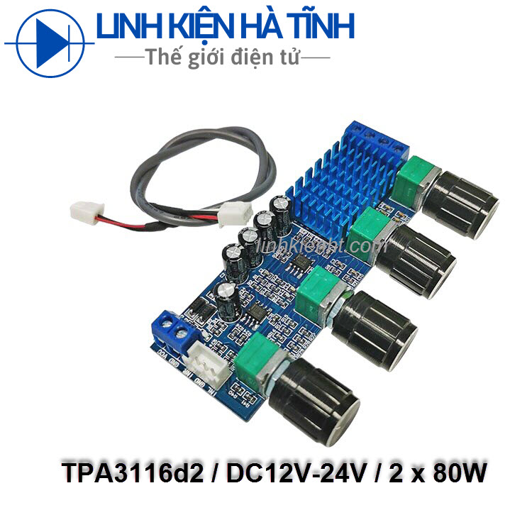 Mạch khuếch đại tda3116d2 2 kênh 2x80w