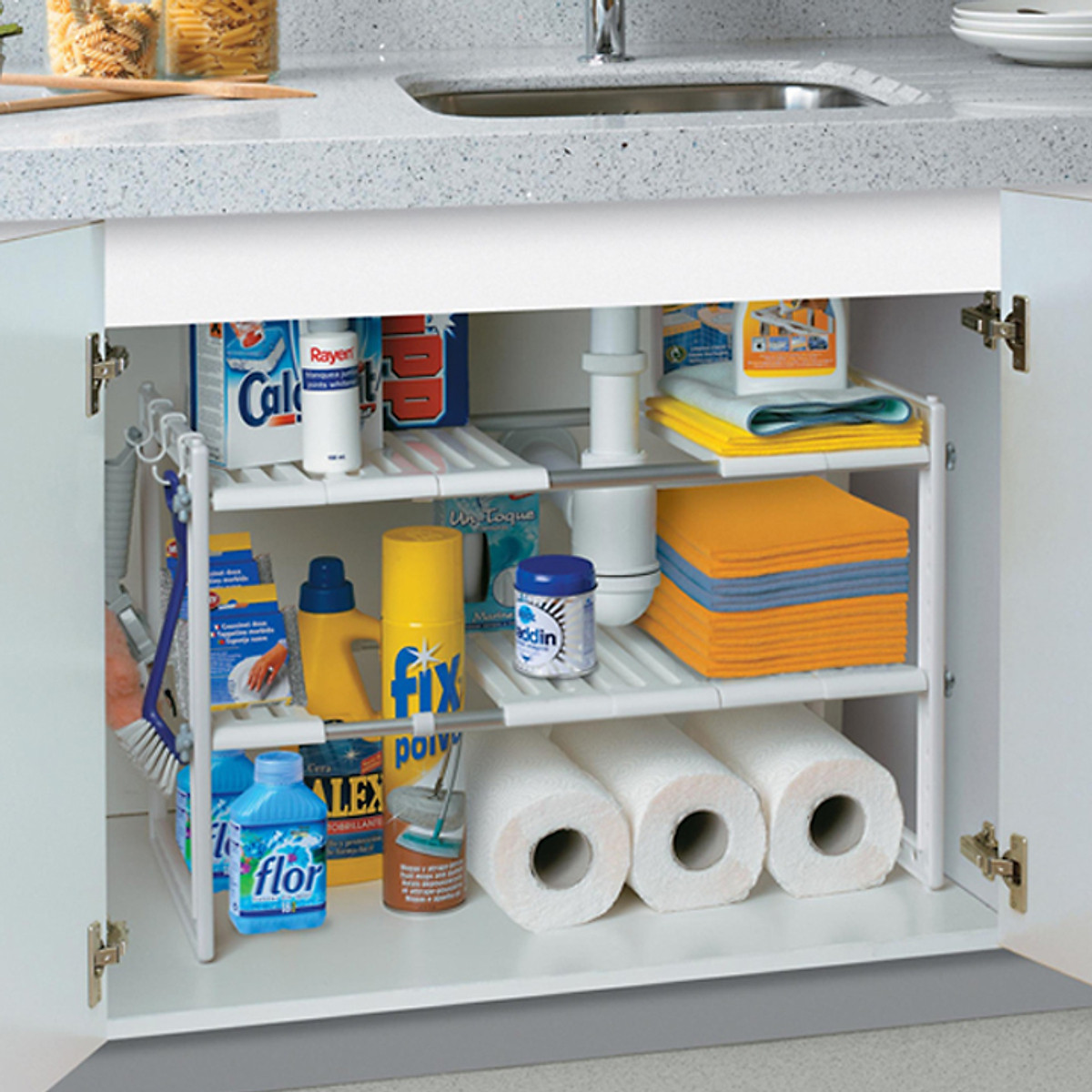 Kệ Xếp Để Dưới Bồn Rửa Chén