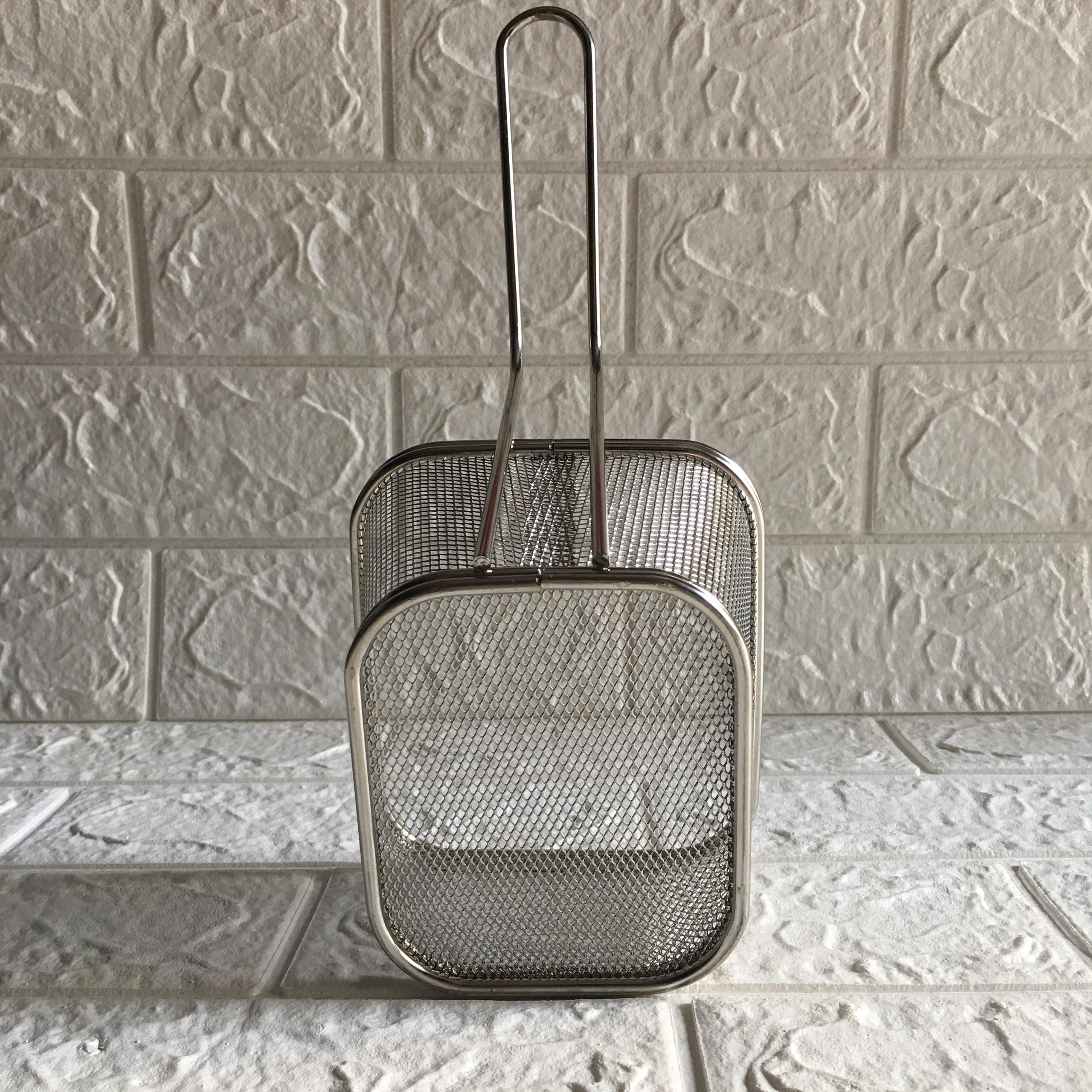 Rổ lưới Inox vuông tròn dùng cho nhà bếp.