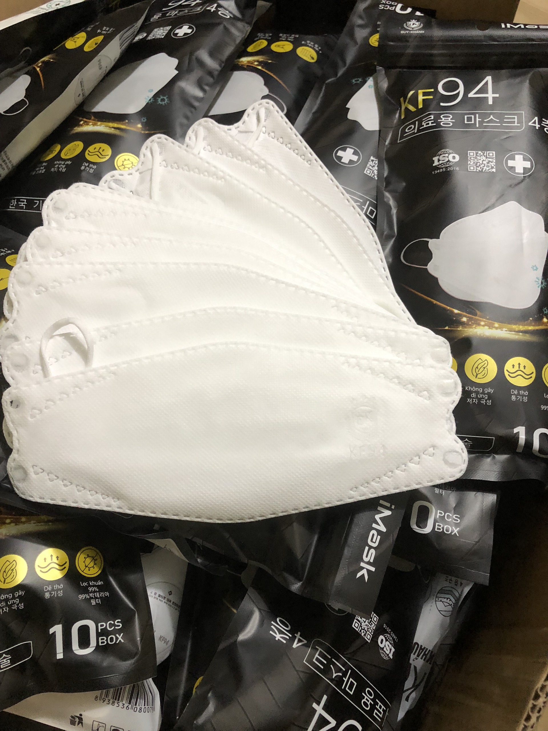 Sỉ thùng khẩu trang Kf 94 tiêu chuẩn Hàn Quốc ,  !!!