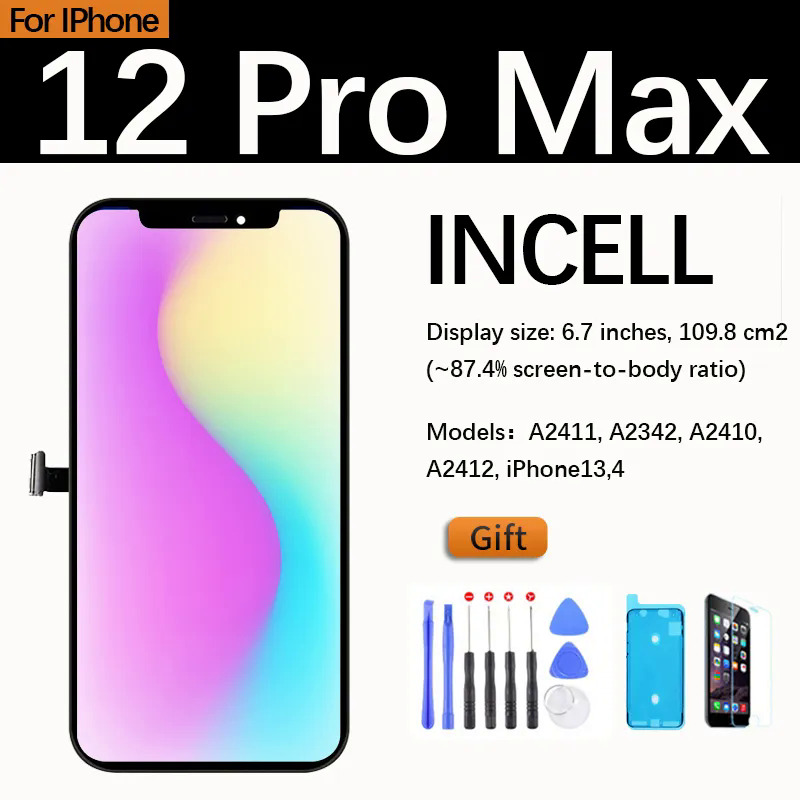 Màn hình oled cho x xr xs 11 12 13 14 11 pro max 13mini 14plus màn hình lcd thay thế màn hình incell, âm thanh thật 3d
