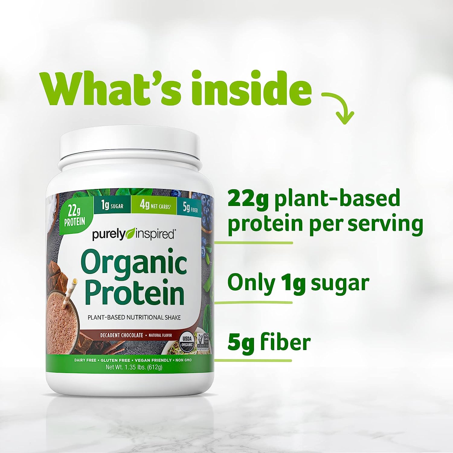 Purely Inspired Plant Based Protein Powder | Organic Protein Powder
