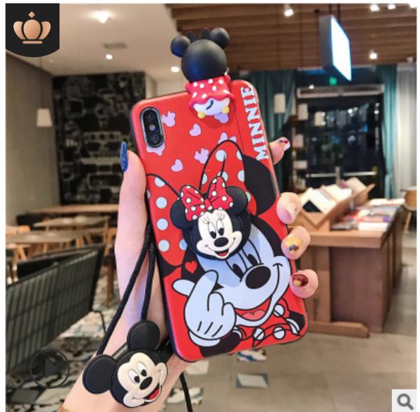 ỐP LƯNG IPHONE HÌNH CHUỘT MICKY ( Tặng POP Kèm Dây Đeo Tay ) 6/6s/6plus/7/8s /7plus/8plus/X/Xs/XsMax