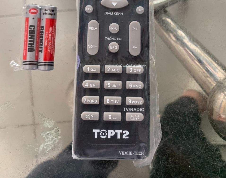 [HCM]REMOTE ĐIỀU KHIỂN Đầu kỹ thuật số DVB T2 Top T2