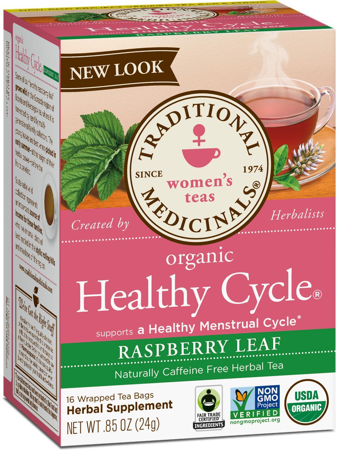Organic Healthy Cycle Tea Raspberry Leaf