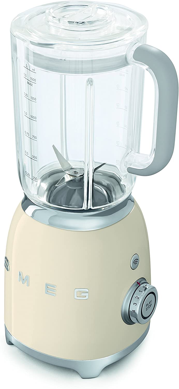 [Trả góp 0%]Máy xay sinh tố SMEG BLF01CREU (màu kem)
