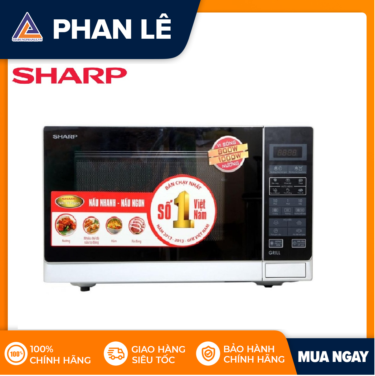 Lò vi sóng Sharp R-G572VN-S 25 lit