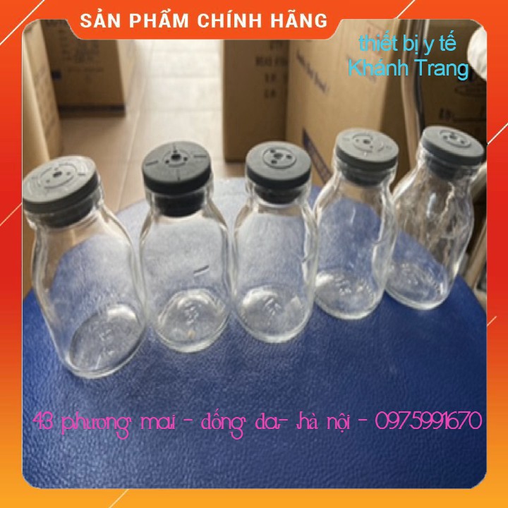 Combo 10 Lọ thuỷ tinh nắp cao su 50ml