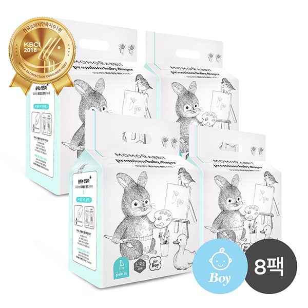 [HCM]Tã/bỉm- dán/quần Momo Rabbit nội địa Hàn Quốc