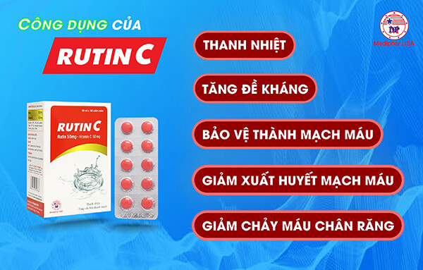 RUTIN C MEDIPHAR - Bổ sung vitamin C
