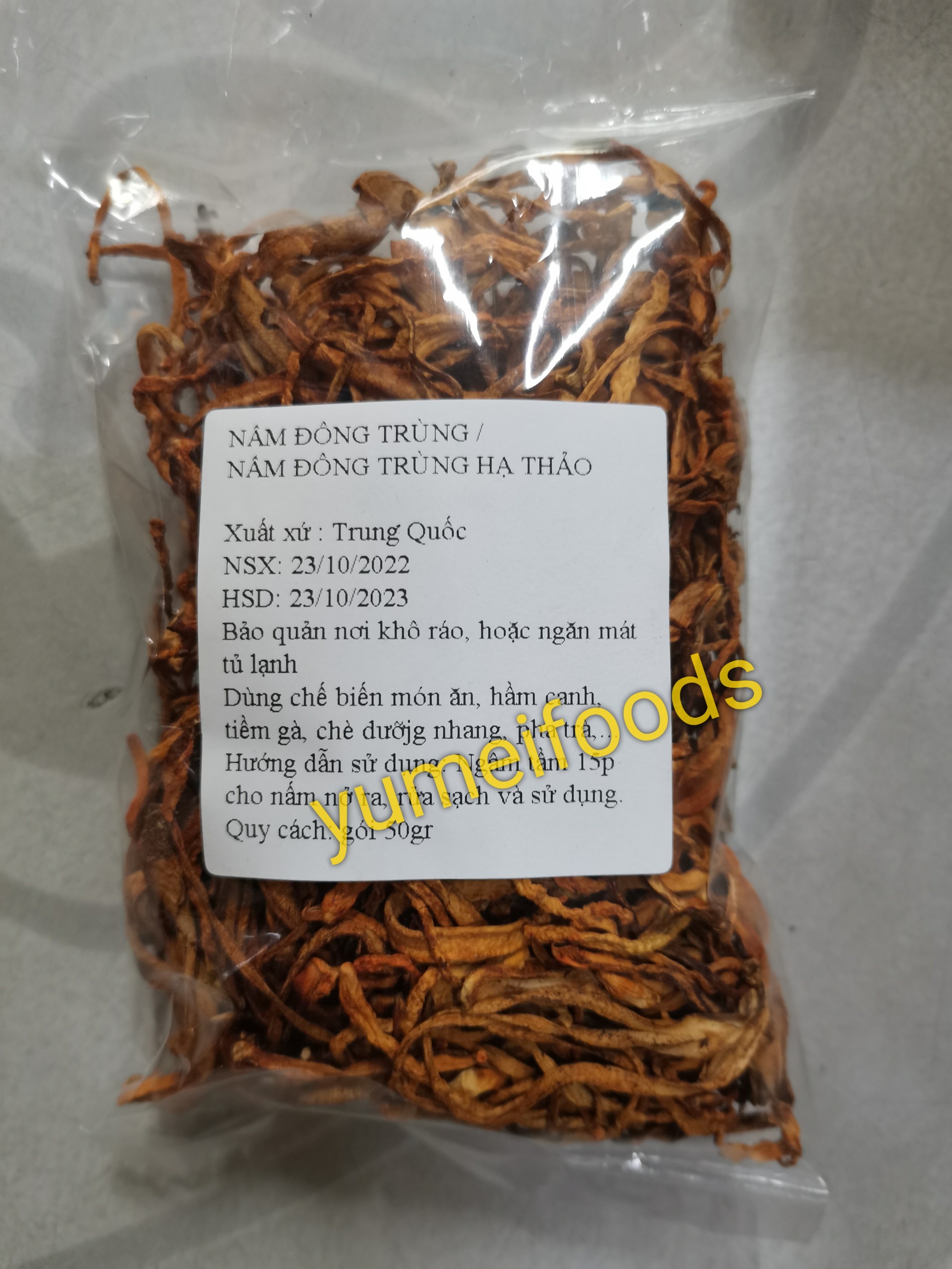 Nấm Đông Trùng 50gr - Hầm Tiềm Canh Gà