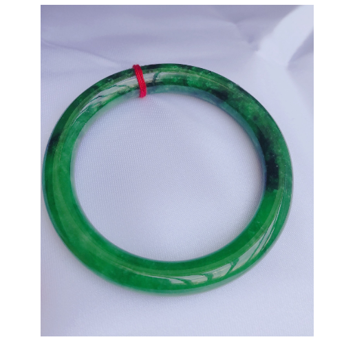 [HCM]Vòng cẩm thạch sơn thủy bản tròn đá cẩm thạch tự nhiênvân đá đẹpmang lên nước thời tranghàng mới chụp như hình 100%được tư vấn side.