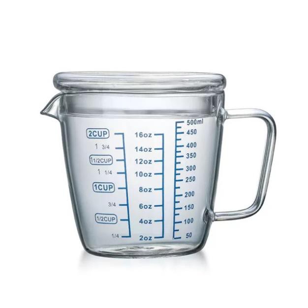 (HÀNG ĐẸP) Ca đong sữa có vạch chia xanh 500ml