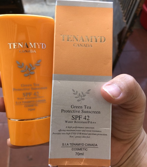 Kem chống nắng Tenamyd Green Tea Protective Sunscreen SPF42