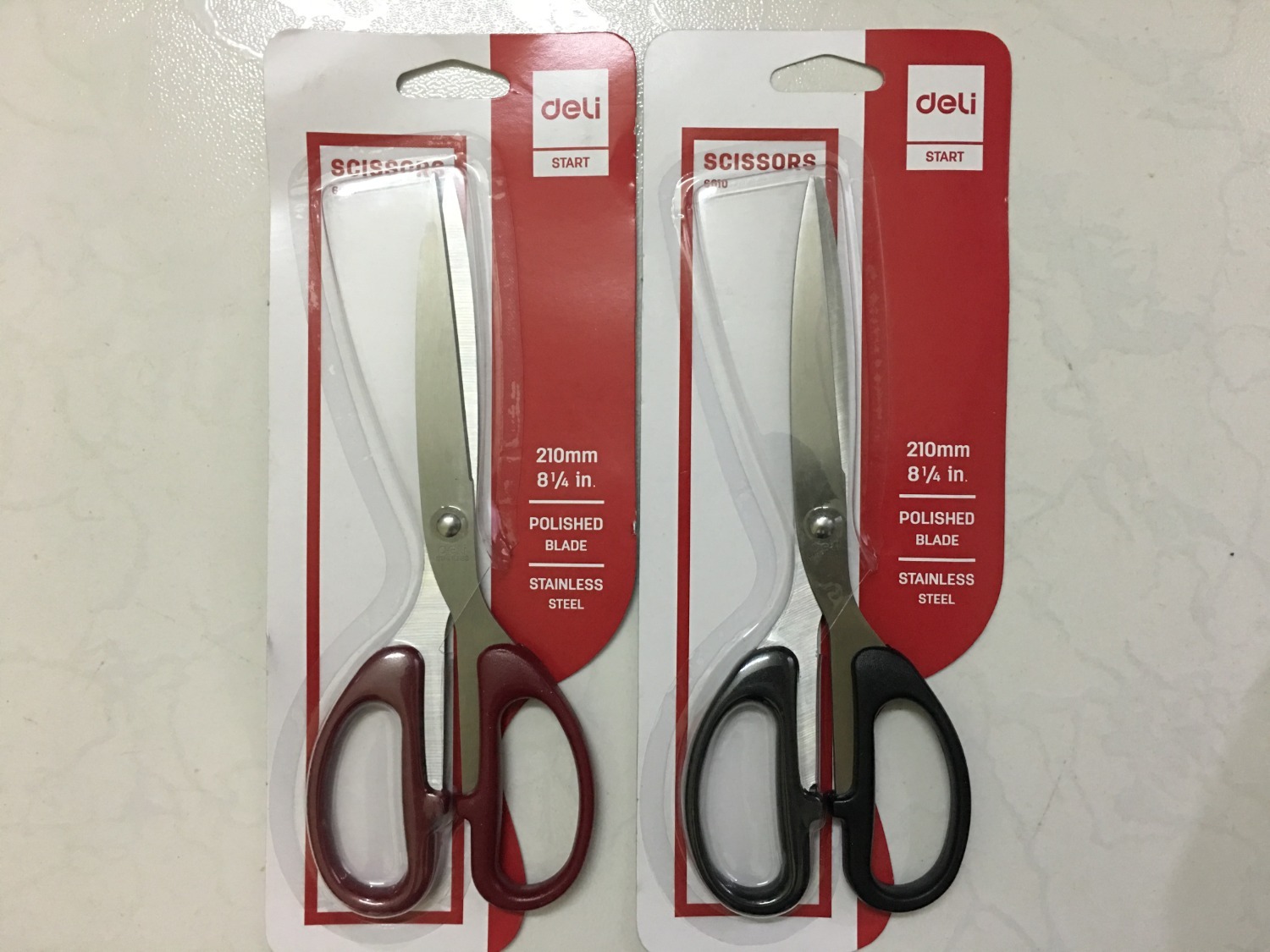 Kéo Cắt Đa Năng Deli 210mm E6010 Lưỡi Thép Không Gỉ Siêu Bền Sắc Bén