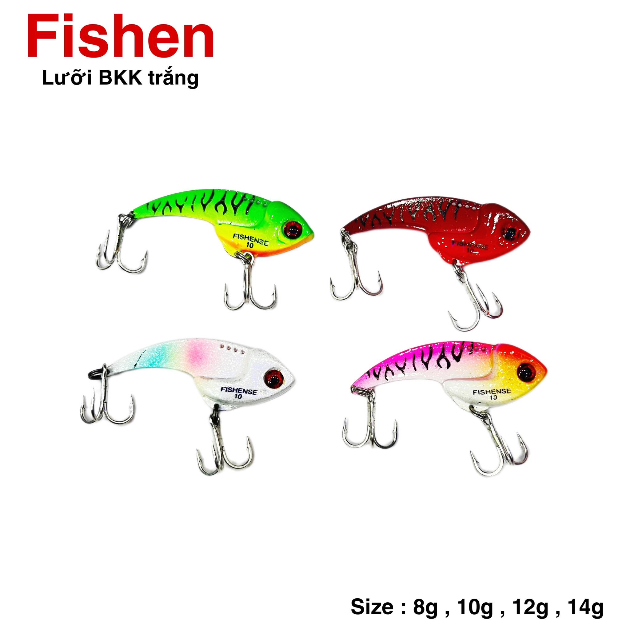Cá sắt Orichi, Cicada, Fishen lưỡi BKK trắng