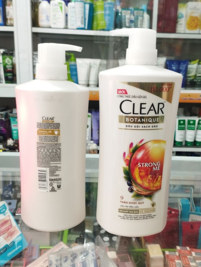 Dầu gội sạch gàu Clear thảo dược 630GR - 900GR