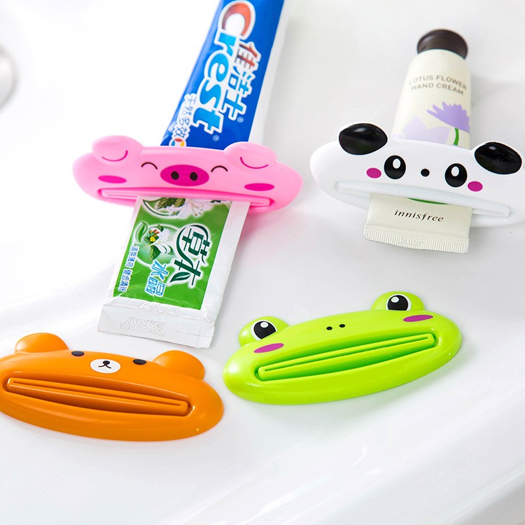 [HCM]SET 2 Dụng Cụ Kẹp Kem Đánh Răng Hình Thú