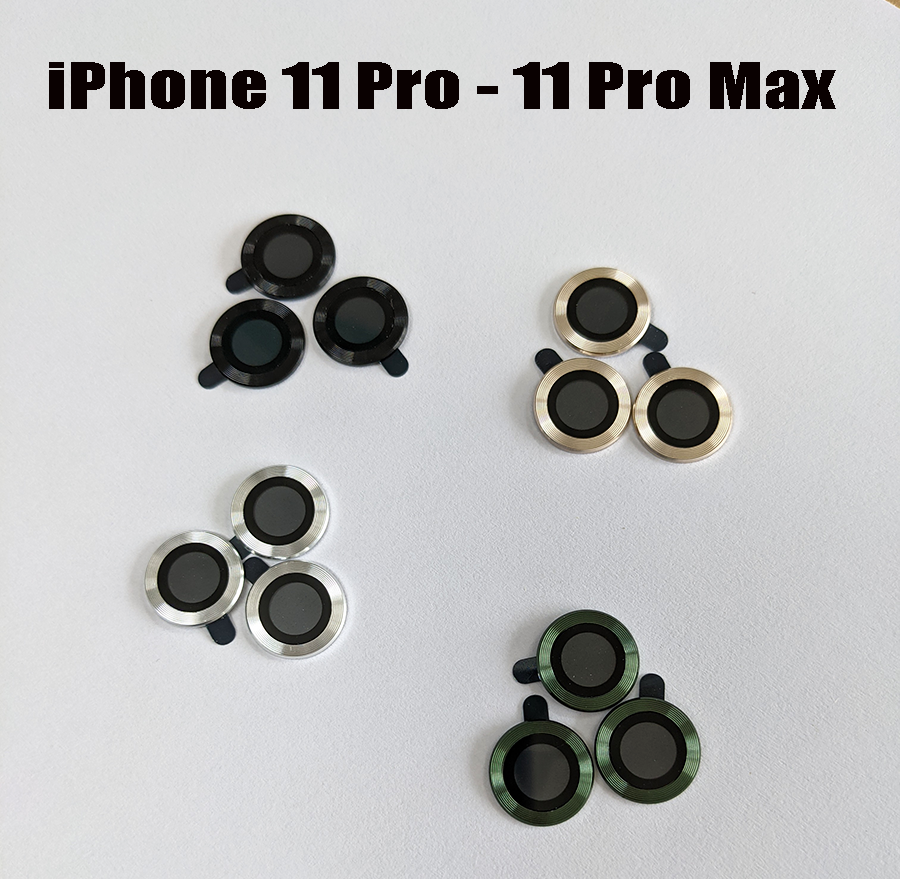 Dán kim loại bảo vệ từng mắt camera cho iPhone 11 Pro 11 Pro Max