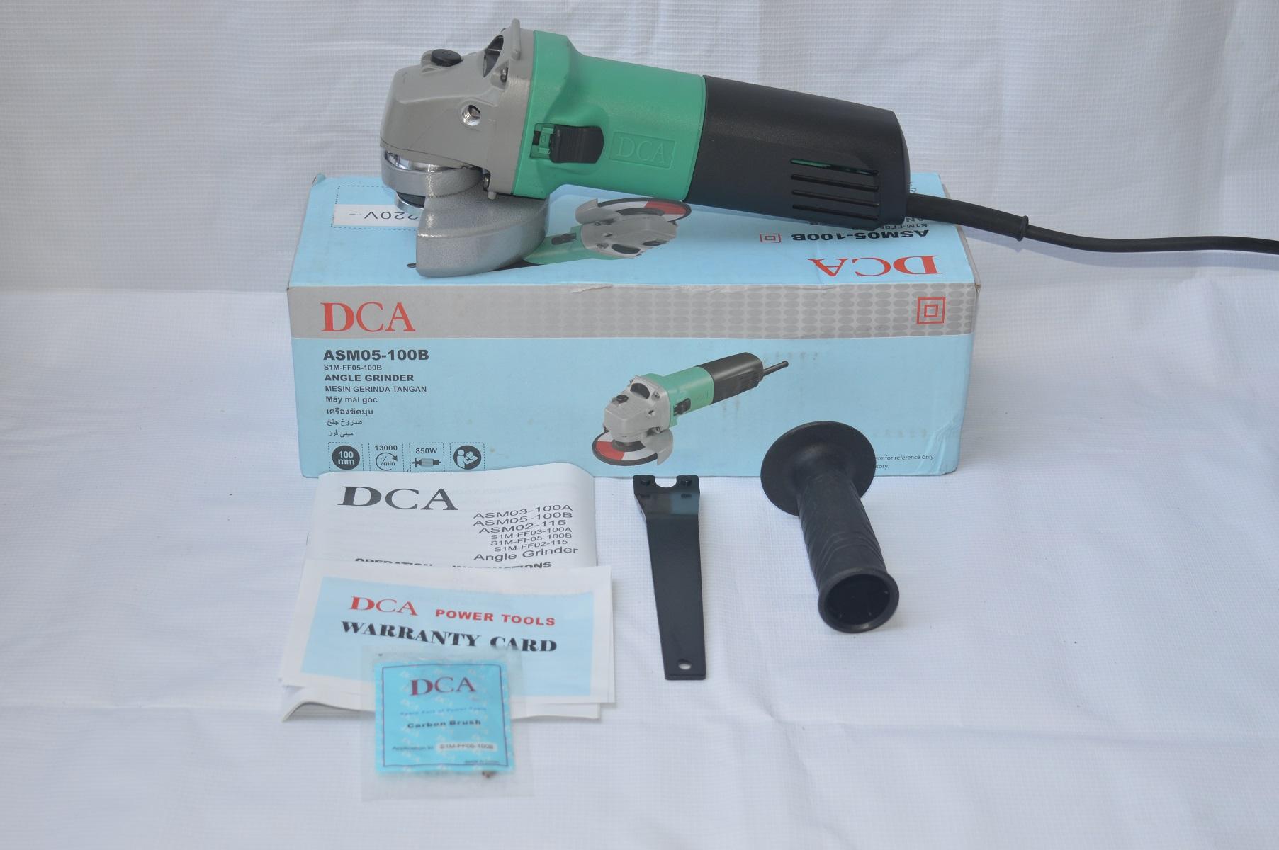 Máy mài góc 100mm 850W DCA ASM05-100B (Xanh)