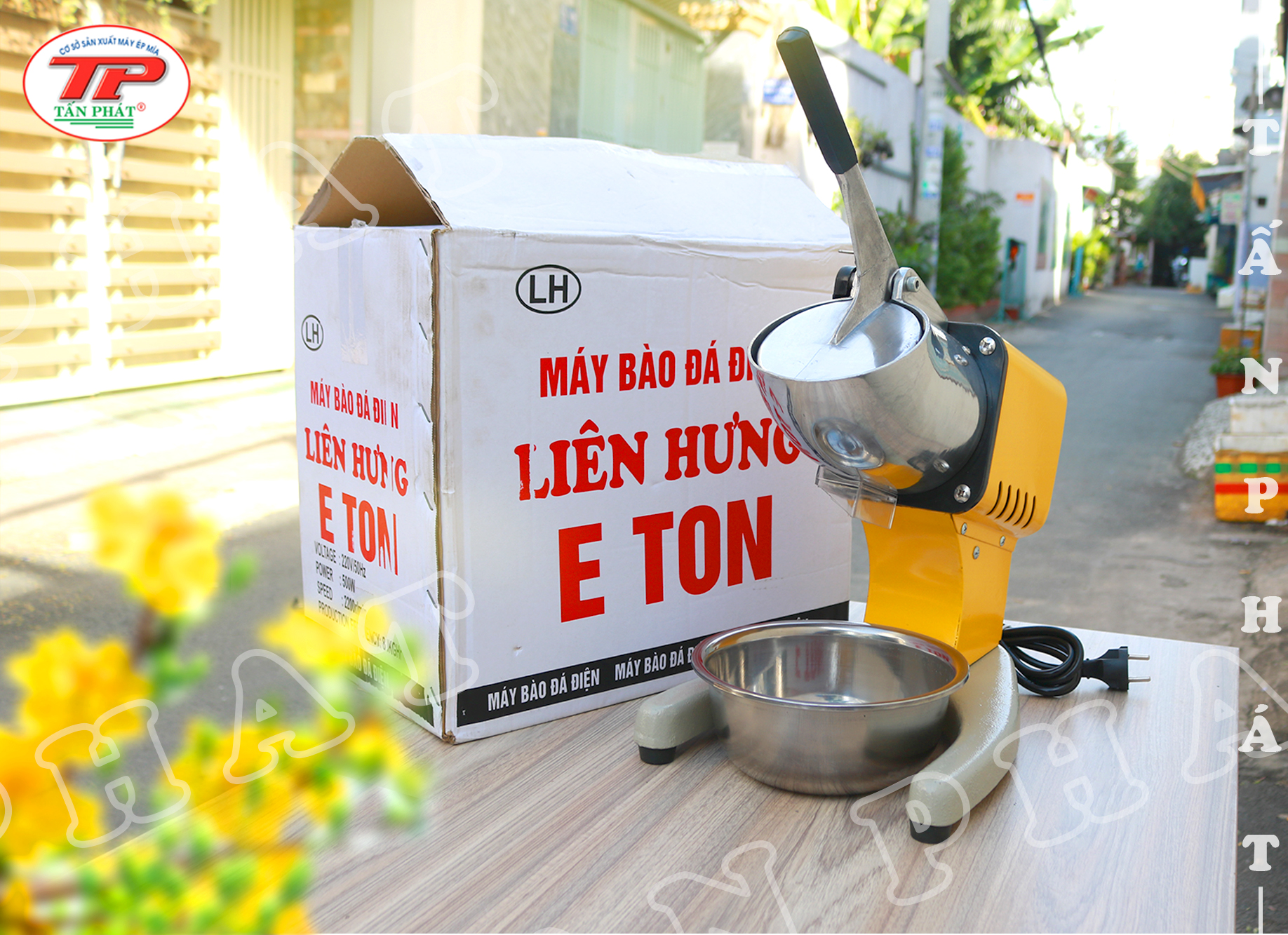 [HCM]Máy bào đá tuyết 2 lưỡi dao hàng Liên Hưng