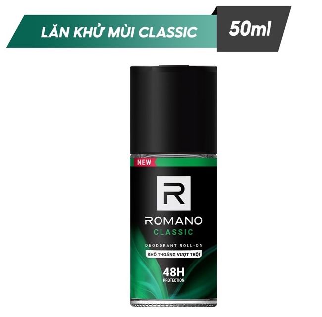 [HCM]Lăn khử mùi Romano Classic 50ml