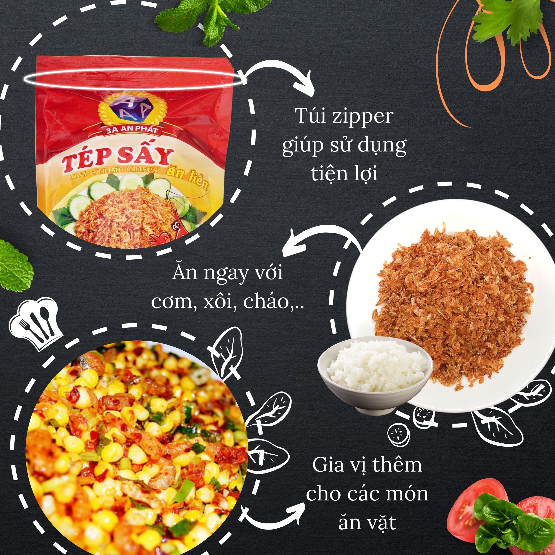 Tiny shrimp crisps 400g