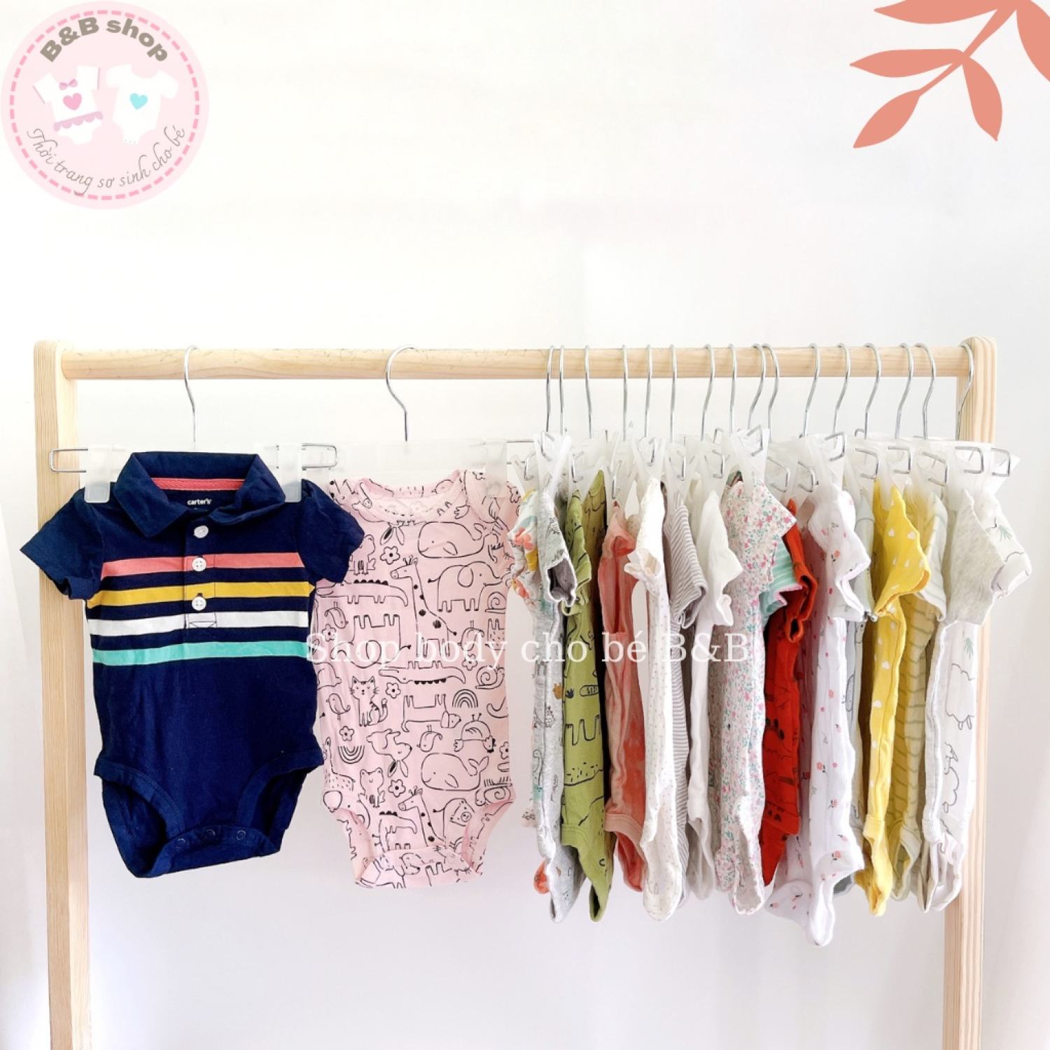 (Chọn mẫu 0-3m) Bodysuit, Body chip Carter xuất dư cho bé sơ sinh