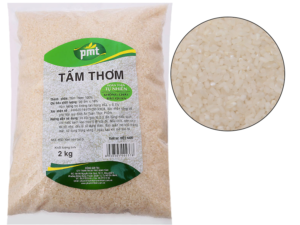 GẠO TẤM THƠM 1KG