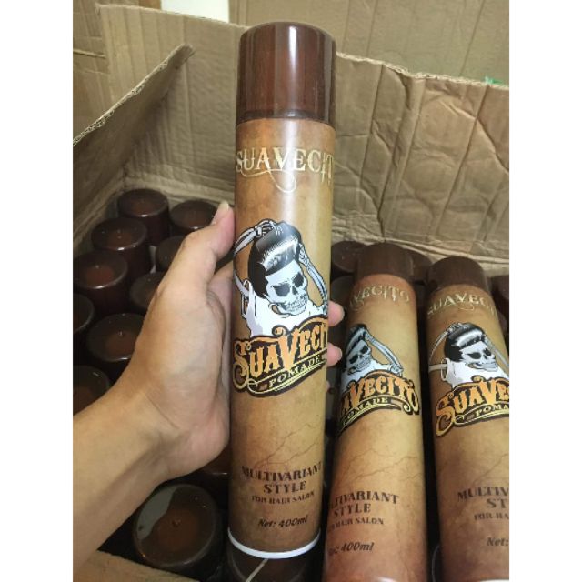 Keo gôm xịt giữ nếp tóc Suavecito 400ml