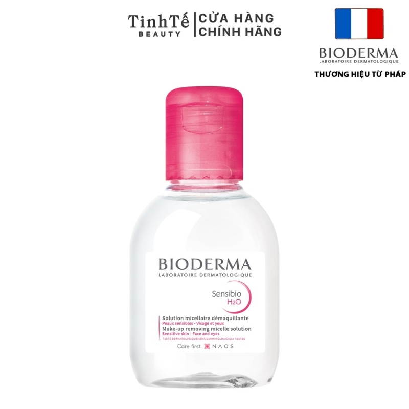 Dung dịch làm sạch và tẩy trang Micellar Bioderma Sensibio H2O 100ml