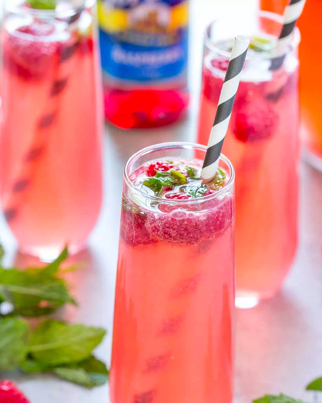 (SIZE NHỎ) Torani Classic Siro Pha Chế Vị Phúc Bồn Tử Raspberry Syrup 375ml Mỹ