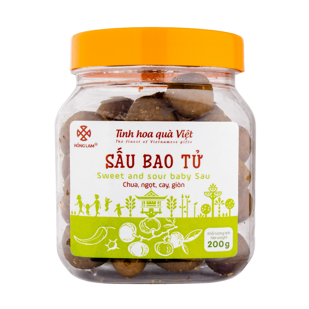 Ô Mai (Xí Muội) Sấu Bao Tử - Vị Chua Cay Giòn