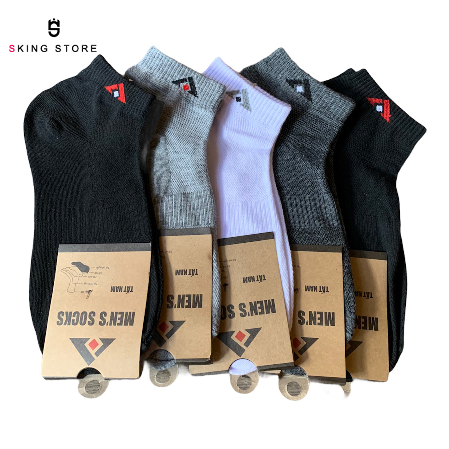 [HCM]Combo 5 đôi tất nam cao cấp chống hôi chân