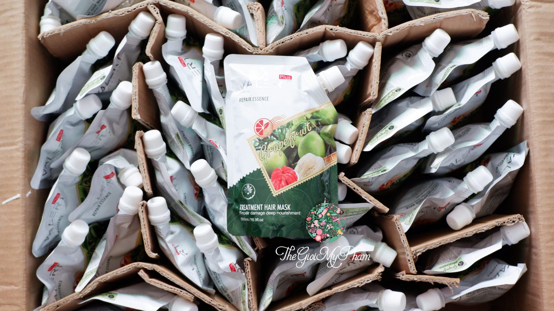 Kem Hấp Ủ dưỡng tóc bưởi Grapetruit Kích Thích Mọc Tóc 500ml.