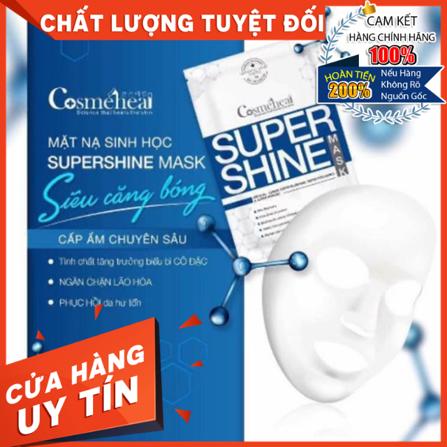 Imports-mask cell biology original stretch ball leather cosmeheal supershine mask, grade ẩm, anti-aged, restore the skin-duocmyphamdran