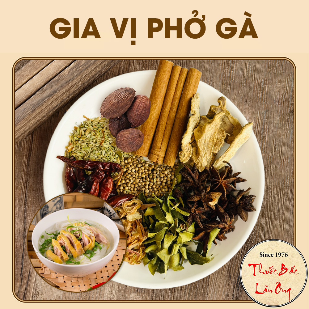 Gia vị nấu phở gà (Hương thơm chuẩn vị)