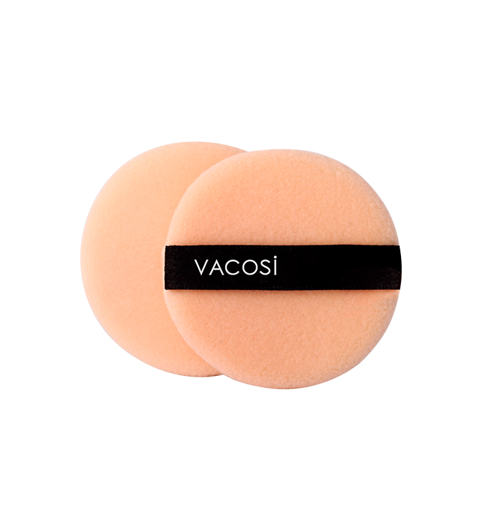 2 bông phấn khô vacosi tròn nhỏ - vacosi small round puff 2pcs