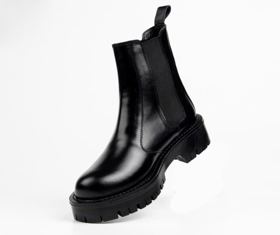 Giày chelsea boots basic đế tăng chiều cao giày bốt tăng chiều cao nam