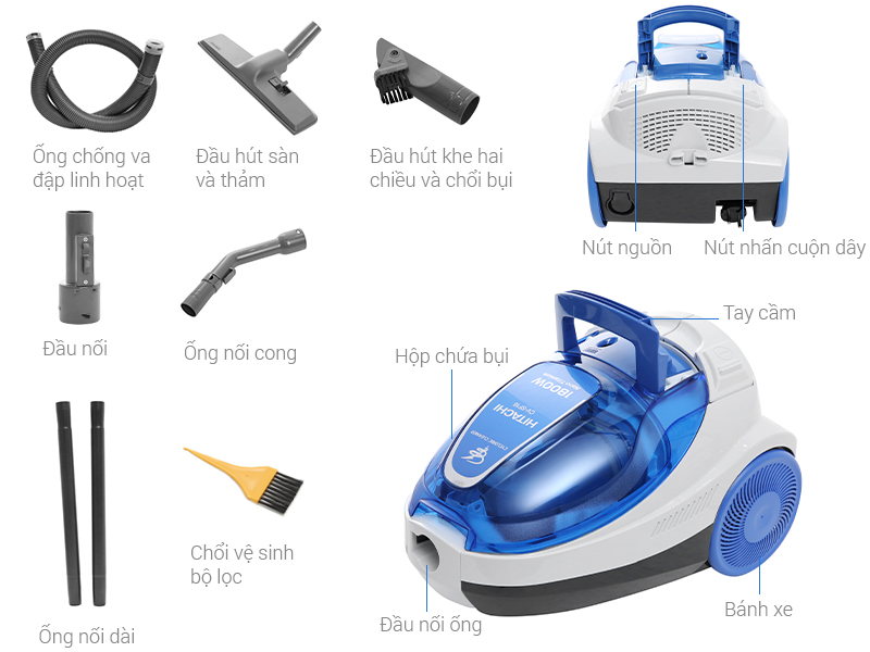 Máy hút bụi Hitachi CV-SF18