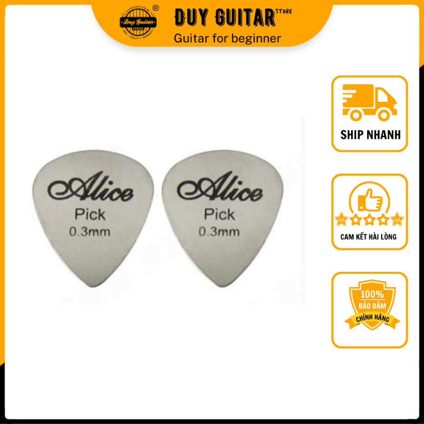 2 Picks Alice Inox size 0.30mm