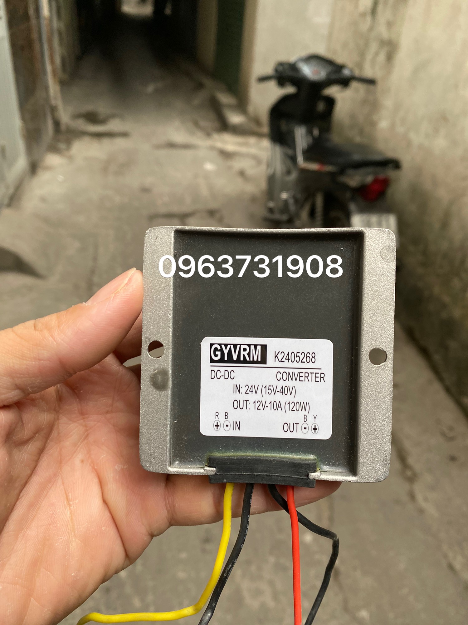 Bộ hạ áp 24V DC xuống 12V 10A DC chống nước