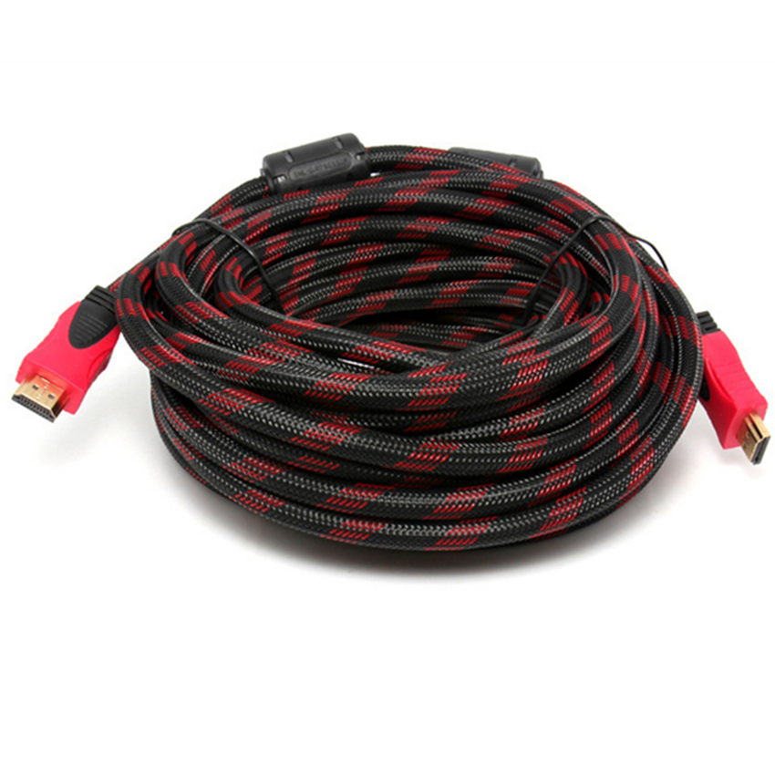 Cáp HDMI dài 30m dây lưới tròn