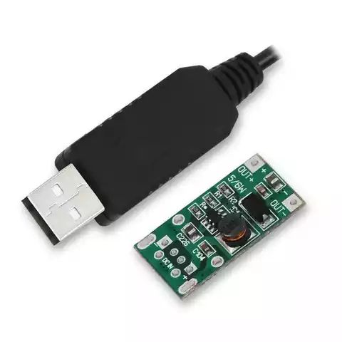 [HCM]Cáp sạc chuyển đổi 5v sang 12v cho wifi