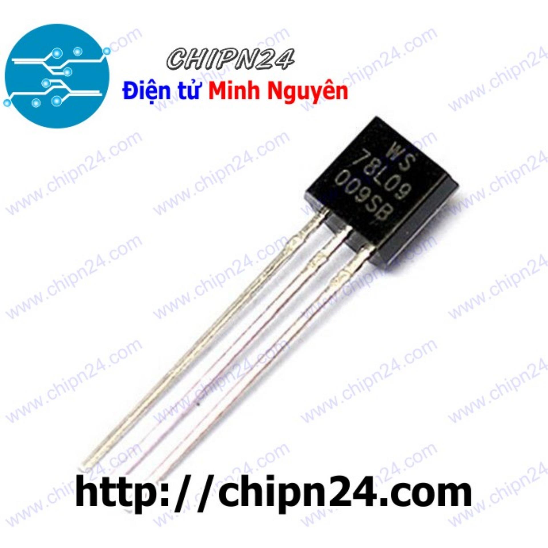 [5 con] (DIP) IC 78L09 TO-92 (Chân Cắm)  (7809 9V 100mA)