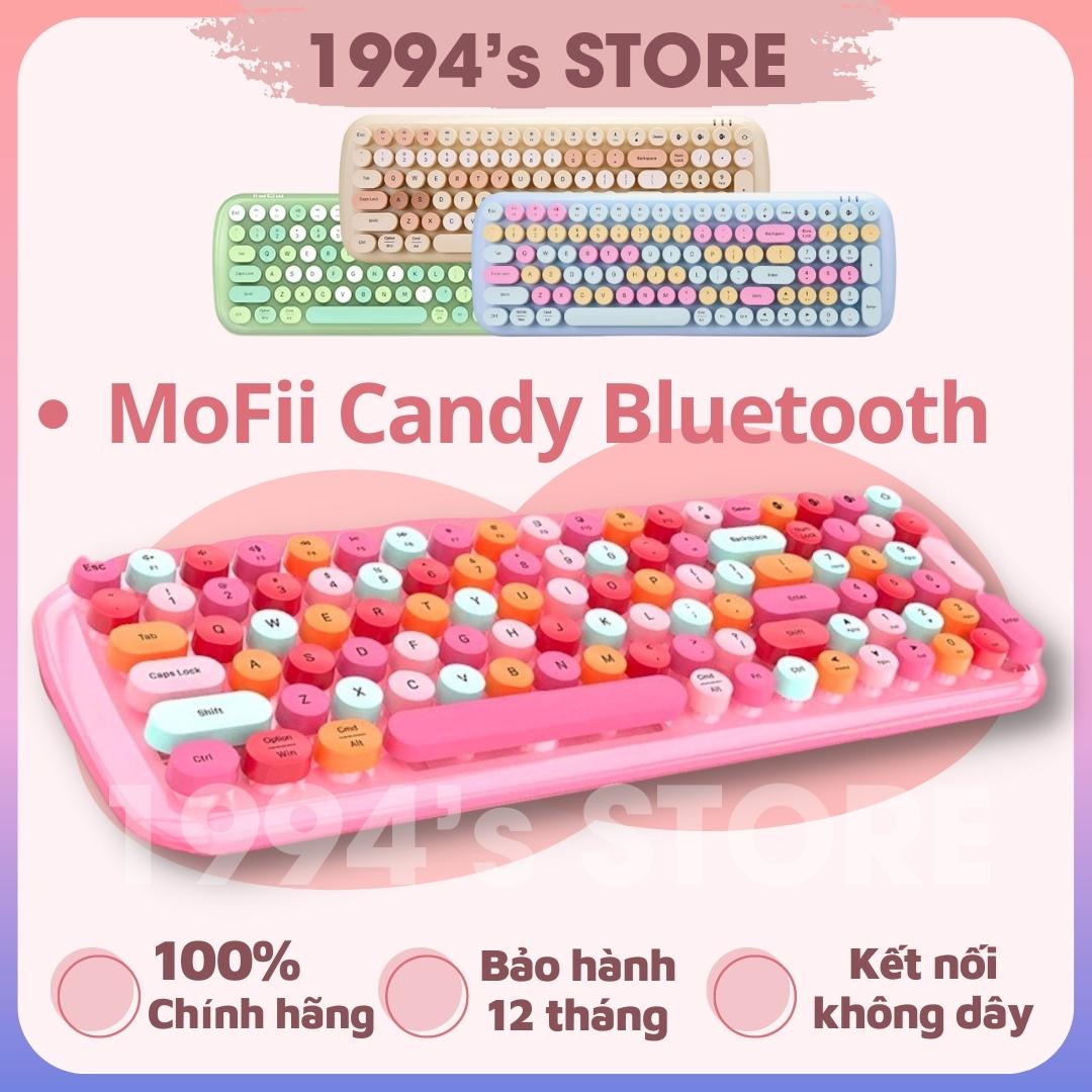 FREESHIP Bàn phím giả cơ không dây MOFII CANDY BT - Kết nối Bluetooth và ghi nhớ được 3 thiết bị - Tặng kèm Sticker + Cọ