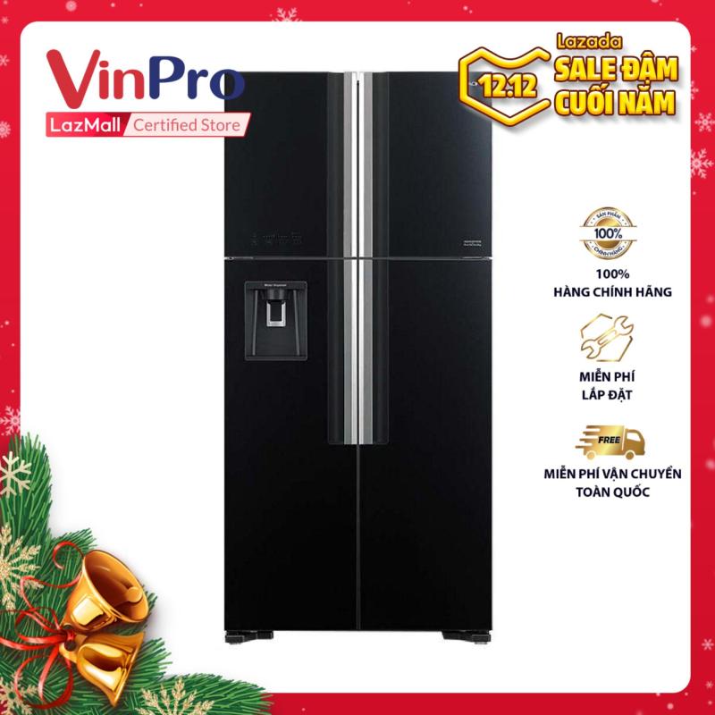 Tủ lạnh Inverter Hitachi R-FW690PGV7X (GBK), 540L (Đen) - Hàng chính hãng