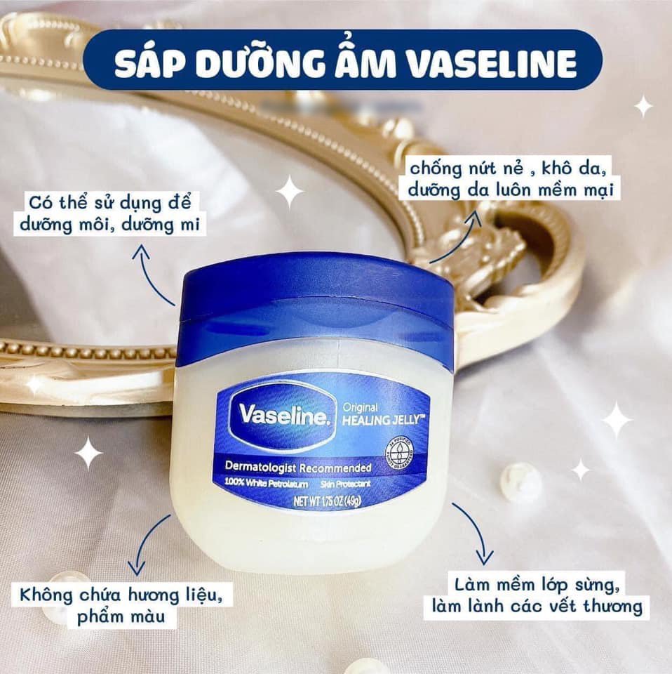 Hũ Dưỡng Ẩm Vaseline Orginal Healing Jelly 49gram