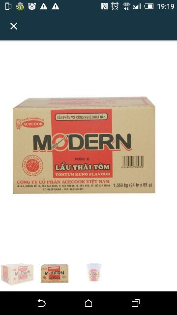 Mì Ly Modern 24ly