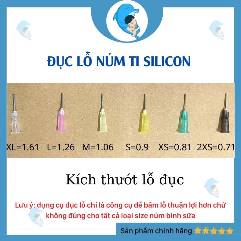Dụng Cụ Đục Lỗ Núm Ti/Ty Giúp Sữa Chảy Thuận Lợi Hơn
